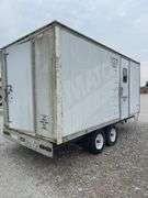(TITLE) 8’ X 16’ Office Trailer, Air Conditioner, Desk Filing Nests, Entry Stairs, New Spare Tire, Rolling Desk Chairs And More,