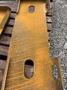 Unused MMS Miva Skid Steer Universal Adapter Plate, Unprimed, 1/4” Steel, 2 Site Holes