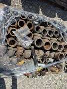 Pallet of Black Iron Fittings various sizes and fittings,