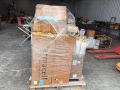Pallet of Fiberglass Pipe Insulation, various sizes,