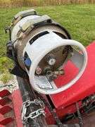 Piranha Propane Floor Scraper, Tires Hold Air, 16HP Vanguard Engine, No Key, Condition Unknown