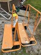 (2) Wheeled Drywall Carts