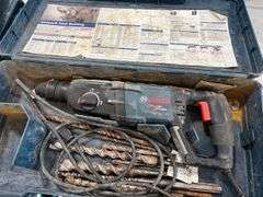 Bosch Xtreme Max Hammer Drill, 10+- Drill Bits, Case, Drill Works As It Should