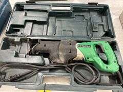 Hitachi Corded Reciprocating Saw, Model CR 13V2, 120V 10A, Case, Saw Works As It Should