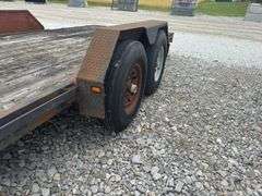 (TITLE) Corn Pro Pintle Hitch Trailer, 84” Wide 20’ Long, 7.50R16LT Tires, 8 Hole Rims, Fair To Good Wooden Deck, Tread Plate Fenders,