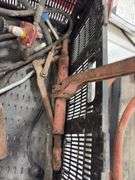 Electrical with 2 quad receptacle boxes with receptacles, Propane Flame Torch, (2) chain Binders, misc hydraulic hose,
