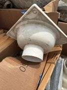 Pallet Of Plumbing Supplies, Toilet Seat , Ice Maker Water Filters, Water Shut Off Valves, 3” PVC Floor Drains, Rain Suits, Aluminum Under Bed Tool Box 18”X 20”X24” And More.