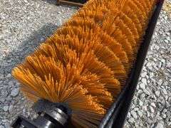 Unused MMS GIYI Skid Steer Sweeper, Model GY-SE61, 61” working width, universal mount, standard flow, bristles and wire brushes,