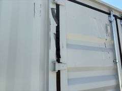 40’ AGT 4 Side Doors and 1 Back Door Container, 40' long x 8' wide,
1 ea. Back Doors measures 102" tall X 92" wide,
4 ea. Side Doors measures 98" tall X 92" wide,
inside dimension 89” wide,
Tie down anchors on inside of container,
Minor floor scratches on inside, minor damage on left side at bottom at rear of container,
All doors have weatherstripping,
1 time use,
Has vents on side walls, damage weatherstripping on front left door,
Container # CFGU403704 5