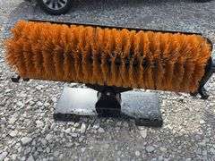 Unused MMS GIYI Skid Steer Sweeper, Model GY-SE61, 61” working width, universal mount, standard flow, bristles and wire brushes,