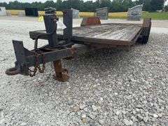 (TITLE) Corn Pro Pintle Hitch Trailer, 84” Wide 20’ Long, 7.50R16LT Tires, 8 Hole Rims, Fair To Good Wooden Deck, Tread Plate Fenders,