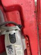 Milwaukee Deep Throat Band Saw, runs, variable speed, front handle broken
