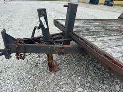 (TITLE) Corn Pro Pintle Hitch Trailer, 84” Wide 20’ Long, 7.50R16LT Tires, 8 Hole Rims, Fair To Good Wooden Deck, Tread Plate Fenders,
