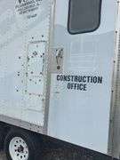 (TITLE) 8’ X 16’ Office Trailer, Air Conditioner, Desk Filing Nests, Entry Stairs, New Spare Tire, Rolling Desk Chairs And More,