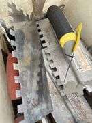 Tote of Masonary And Tile Trowels, 11” to 18” And More