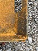 Unused MMS Miva Skid Steer Universal Adapter Plate, Unprimed, 1/4” Steel, 2 Site Holes