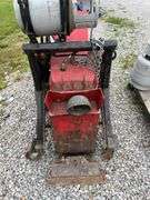 Piranha Propane Floor Scraper, Tires Hold Air, 16HP Vanguard Engine, No Key, Condition Unknown