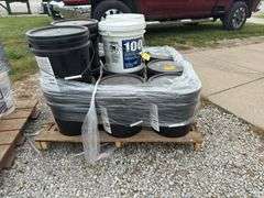 5 Gallon Buckets Of Glue, (2) FRP Adhesive, (11) Vinyl And Plank Adhesive, Stored In A Heated Building.