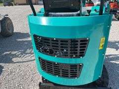 Unused AGT H15R Mini Excavator, 420cc Gas Engine, 16” Bucket w/ 3 Replaceable Teeth, Mechanical Adjustable Thumb, Auxiliary Hydraulics on Boom, 37” wide dozer Blade, 7” wide rubber tracks, 58” Main  Boom Length, 31” Secondary Boom Length,  Pilot System Controls, Lights,