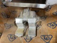 Multiple Stainless Steel Sinks, Some Pedestal Sinks some Wall Hangings Sinks, Unused In The Original Boxes, One Pedestal Sink Measures 33.5” Tall 18.75” Wide 13.5” Deep, Unused Extra-Wide Elevated Toilet Seat And More