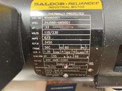 Grundfos Baldor Reliance Pump, CR1-3, A-B-A-E-HQQE Complete Unit, 1x115/230V, 0.33HP, Single Phase With Thermal