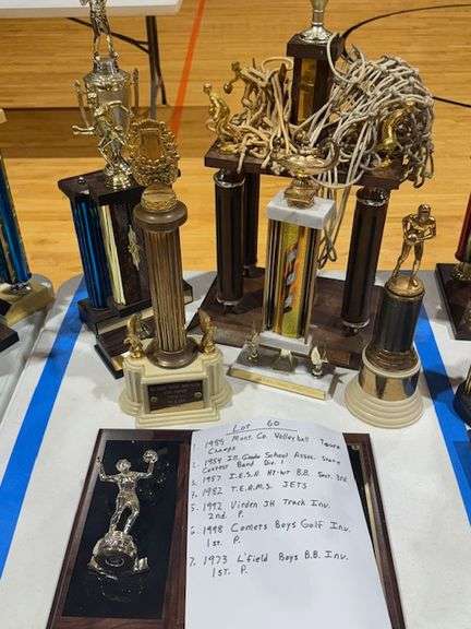 1988 Champions Montgomery County Volleyball Tournament, 1954 Division 1 IL Grade School Association State Contest Band, 1957 3rd Place IESA HY-WT Basketball Sectional, 1982 TEAMS JETS, 1992 2nd Place Virden Junior High Track Invite, 1998 1st Place Comets Boys Golf Invite, 1973 1st Place Litchfield Boys Basketball Invite