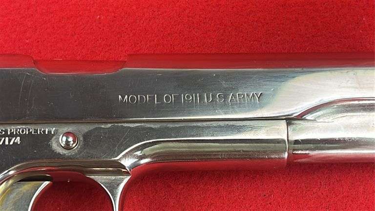 Colt Model Of 1911 U.S. Army .45 Cal