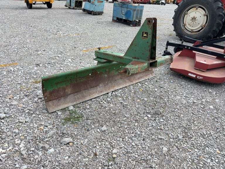 John Deere 65 3 pt.  7’ Blade, Good Cutting Edge on Blade,