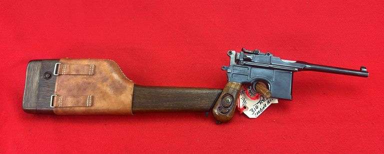 Mauser 1896 Broomhandle "Red Nine"  9 MM