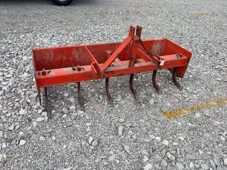 3 pt.6’ Box Blade w/6 Chisel Teeth, Good Cutting Edge on Blades,