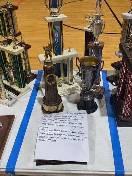 2005 3rd Place Cheerleaders 57th Annual James Burke Memorial Basketball Tourney, 2005 Consolation Champions 57th Annual James Burke Memorial Basketball Tourney, 1947 1st Place 3M Basketball, 1930 Class D Southwest Band Contest, 1988 2nd Place Jerseyville Varsity Wrestling Tourney, 1999 1st Place 7th Grade Dragon Track Invite, 2005 1st Place Foreign Language Day Scholar Bowl, 2002 1st Place 6th Grade St. Mary's Boys Basketball Tourney