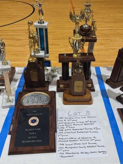 1989  2nd Place Vandalia Lions Club Halloween Class A, 2007 2nd Place Greenville Junior High 59th Annual James Burke Memorial Basketball Tourney, 1946 3rd Place HJHS Basketball Tourney, 1953 2nd Place Litchfield Basketball Tourney, No Date 4th Place Regional Office of Education Jr. Olympiad Southern Division, 1988 Samuel Music Golf Tourney, 1996 2nd Place Montgomery County Volleyball Tourney, 1976 Edwardsville Holiday Classic Sportsmanship (Basketball)