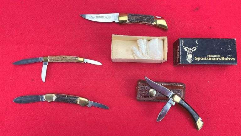 (4) Browning Knife Lot
