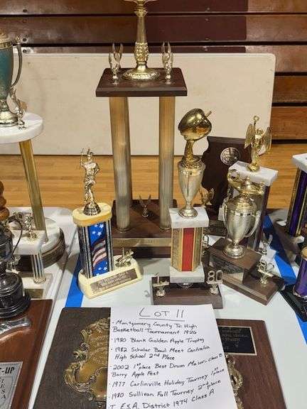 1926 Montgomery County Junior High Basketball Tournament, 1980 Golden Apple Trophy, 1982 2nd Place Centralia High School Scholar Bowl, 2002 1st Place Best Drum Major Class B Barry Apple Festival, 1977 1st Place Carlinville Holiday Tournament, 1980 2nd Place Sullivan Fall Tournament, 1974 3rd Place IESA District Class A Basketball