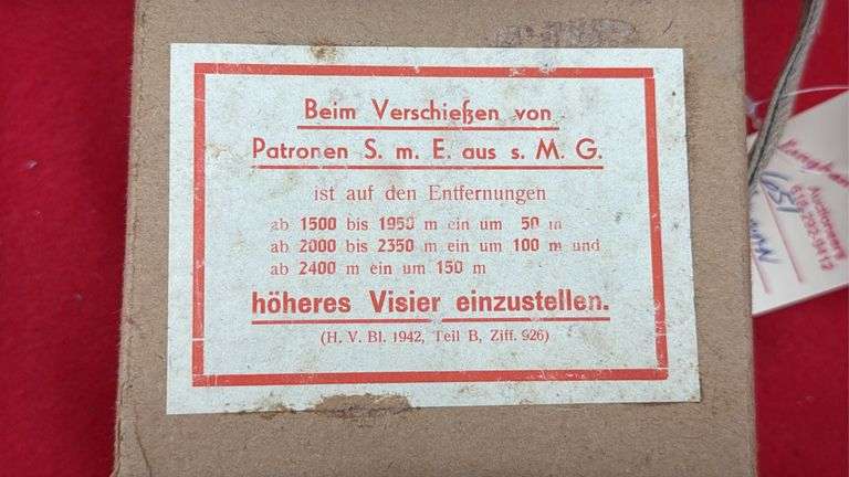Vintage German 8 MM Battle Pack 300 Rds