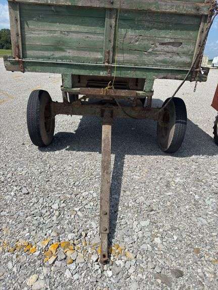 John Deere Barge Wagon, Hoist Spring Suspension, Good Wood Wagon Or Hayride Wagon