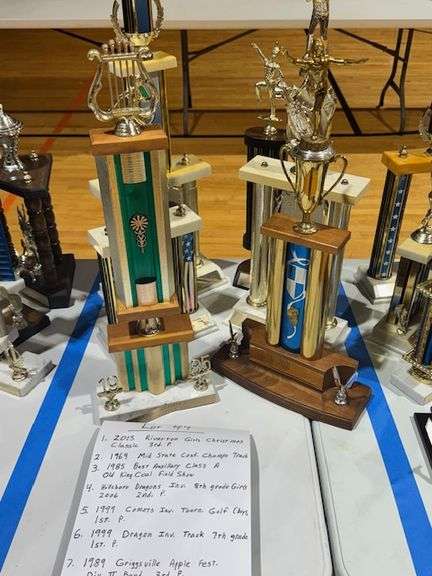 2015 3rd Place Riverton Girls Christmas Classic, 1969 Champions Mid State Track Conference, 1985 Best Auxiliary Class A Old King Coal Field Show, 2006 2nd Place 8th Grade Girls Hillsboro Dragons Invite, 1999 1st Place Comets Boys Golf Invite, 1999 1st Place 7th Grade Dragon Track Invite, 1989 3rd Place Division 2 Band Griggsville Apple Fest