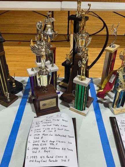 2018 Champion Boys Bert Trump Relays, 1996 Top Team Cheer, 2005 1st Place Class A Taylorville High School Golf Invitational, 1979 2nd Place Montgomery County Volleyball Tournament, 2015 4th Place 7th Grade Girls Fall Hoop Classic, 1990 3rd Place Boys HHS Freshman Boys Basketball Tournament, 1983 3rd Place Class B High School Band Class B Old King Coal Parade