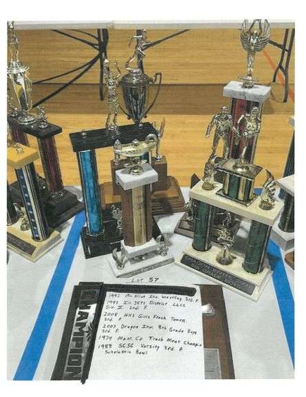 1992 3rd Place Mt Olive Wrestling Invite, 1993 2nd Place Division IL JETS District LLCC, 2008 3rd Place HHS Girls Freshman Tournament, 2007 3rd Place 8th Grade Boys Dragon Invite, 1974 Champions Montgomery County Track Meet, 1988 3rd Place SCSC Varsity Scholastic Bowl
