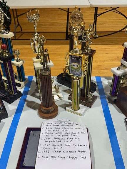 2018 Champions Litchfield Panther Soccer Classic, 2016 Camp Champion Universal Cheer Association, 2008 3rd Place 7th Grade Girls HJHS Fall Hoop Classic, 1999 1st Place 8th Grade Track Shelbyville Rams Invite, 1945 1st Place Kincaid Boys Basketball Tourney, 1996 Chant Champion Trophy, 1962 Champion Mid State Track