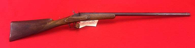 Late 1800s Belgian Warnant Flobert Single Shot .22 Caliber Rifle