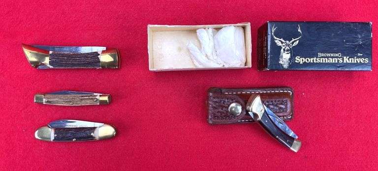 (4) Browning Knife Lot