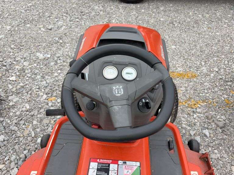 Husqvarna YTH24V48LS Lawn Mower, 48” Cut Width, 420.6 Engine Hrs, Hydrostatic Drive, Starts and Runs,