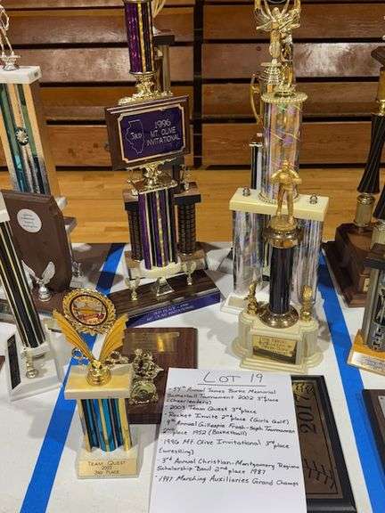 2002 3rd Place Cheerleading 54th Annual James Burke Memorial Basketball Tournament, 2003 3rd Place Team Quest, No Date 2nd Place Girls Golf Rocket Invite, 1952 2nd Place Basketball Gillespie Frosh-Soph Tournament, 1996 3rd Place Wrestling Mt. Olive Invitational, 1987 2nd Place 3rd Annual Christian-Montgomery Regional Scholarship Bowl, 1997 Grand Champs Marching Auxiliaries