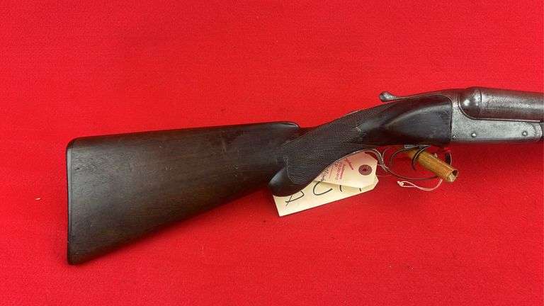 Harrington & Richardson Hammerless Double Barrel 10 GA Shotgun