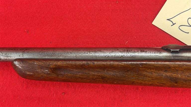 Winchester Model 67  .22 S, L, LR Caliber