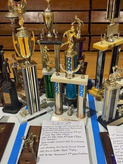 2013 Consolation Champions Greenville Jr High 65th Annual james Burke Memorial Basketball Tournament, 2006 1st Place 7th Grade Boys Hillsboro Dragons Track Invitational, 2010 4th Place 8th Grade Girls Fall Hoop Basketball Classic, 2003 1st Place Windsor Women's Golf Invitational, 1997 Grand Champions Marching Auxiliaries, 1982 Golden Apple Trophy, 1998 5th Place Panther Wrestling Tournament