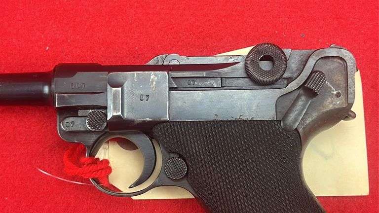 Mauser P.08 Luger Pistol 9mm Parts Gun