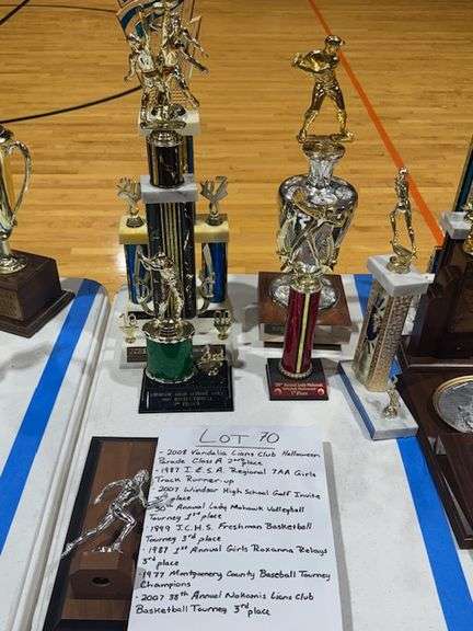 2008 2nd Place Vandalia Lions Club Halloween Parade, 1987 Runner Up 7AA Girls Track IESA Regional, 2007 3rd Place Windsor High School Golf Invite, No Date 1st Place 30th Annual Lady Mohawk Volleyball Tourney, 1999 3rd Place JCHS Freshman Basketball Tourney, 1987 3rd Place 1st Annual Girls Roxana Relays, 1977 Champions Montgomery County Baseball Tourney, 2007 3rd Place 38th Annual Nokomis Lions Club Basketball Tourney