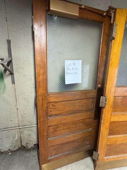 Main building bathroom door